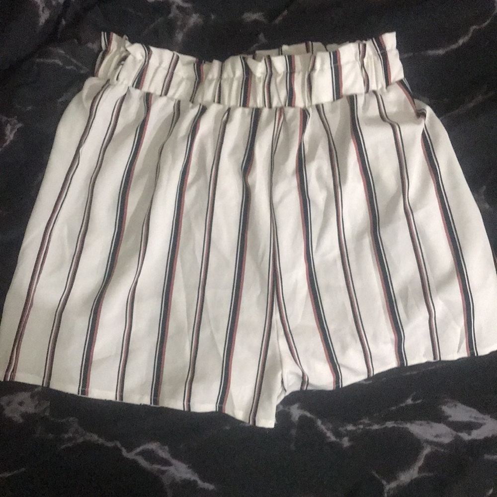 striped shorts